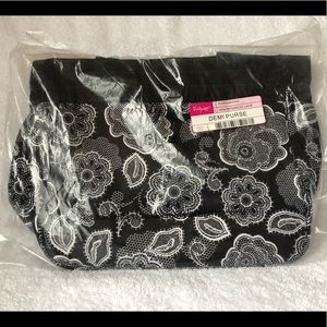 Thirty-one Demi purse in botanical lace pattern